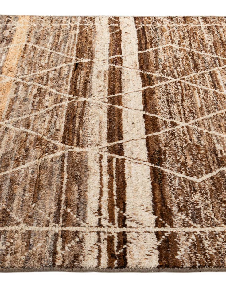 Detail image of 5' 8 x 8' 3  Hand Knotted Moroccan Wool Rug
