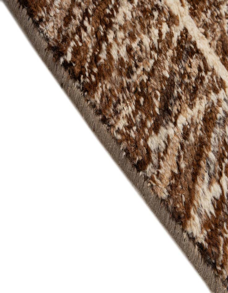 Detail image of 5' 8 x 8' 3  Hand Knotted Moroccan Wool Rug