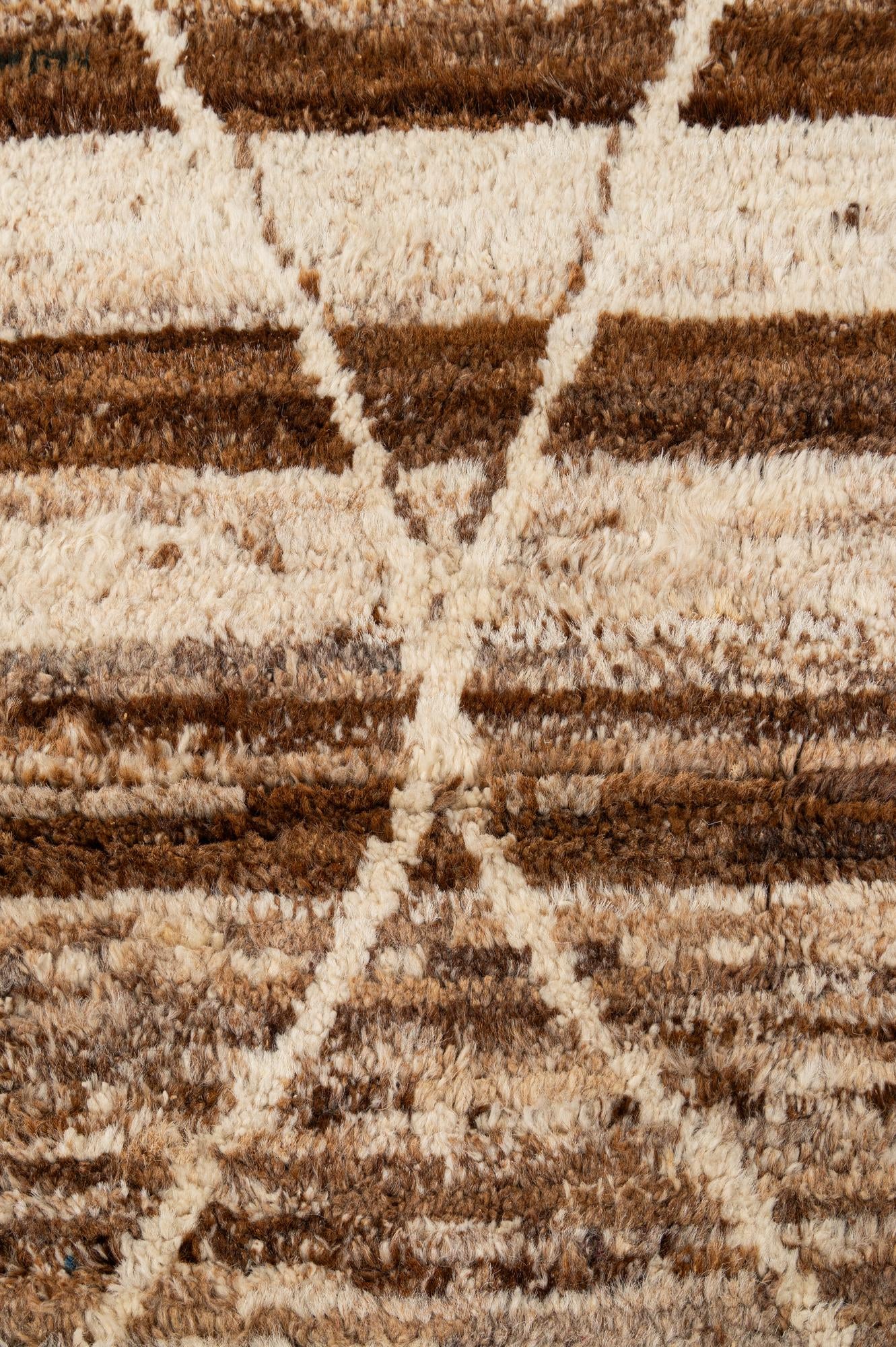 5' 8 x 8' 3 Hand Knotted Moroccan Wool Rug