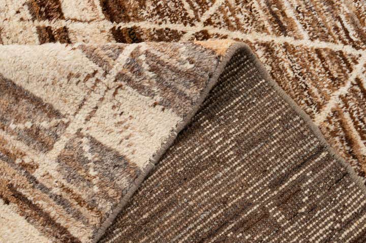 5' 8 x 8' 3 Hand Knotted Moroccan Wool Rug