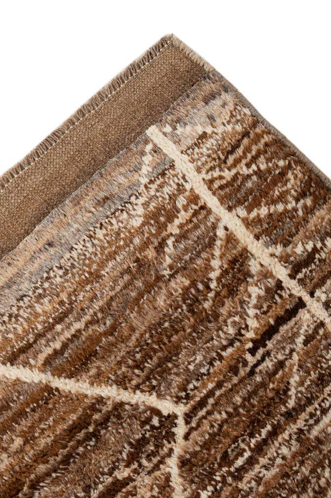 5' 8 x 8' 3 Hand Knotted Moroccan Wool Rug