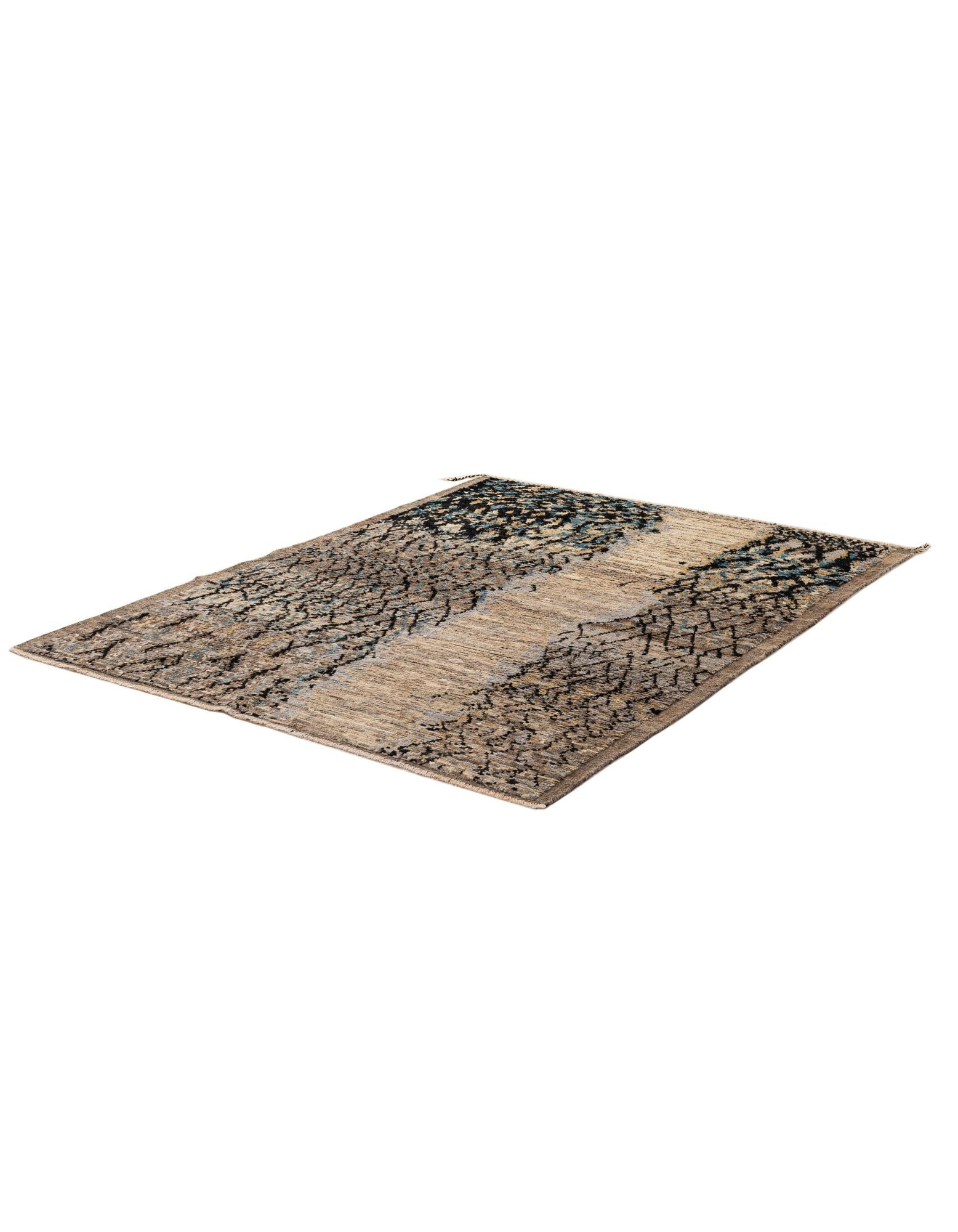 5' 11 x 7' 11 Hand Knotted Moroccan Wool Rug