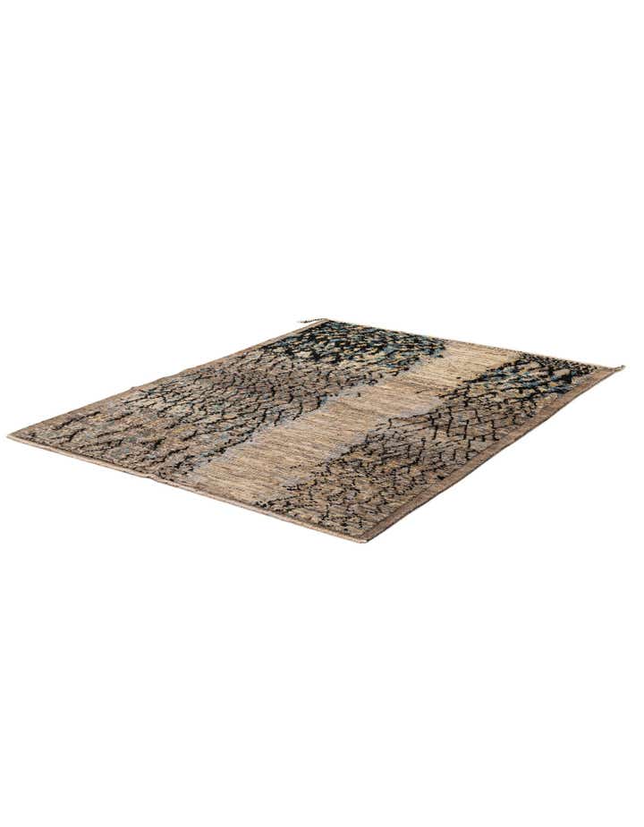 5' 11 x 7' 11 Hand Knotted Moroccan Wool Rug