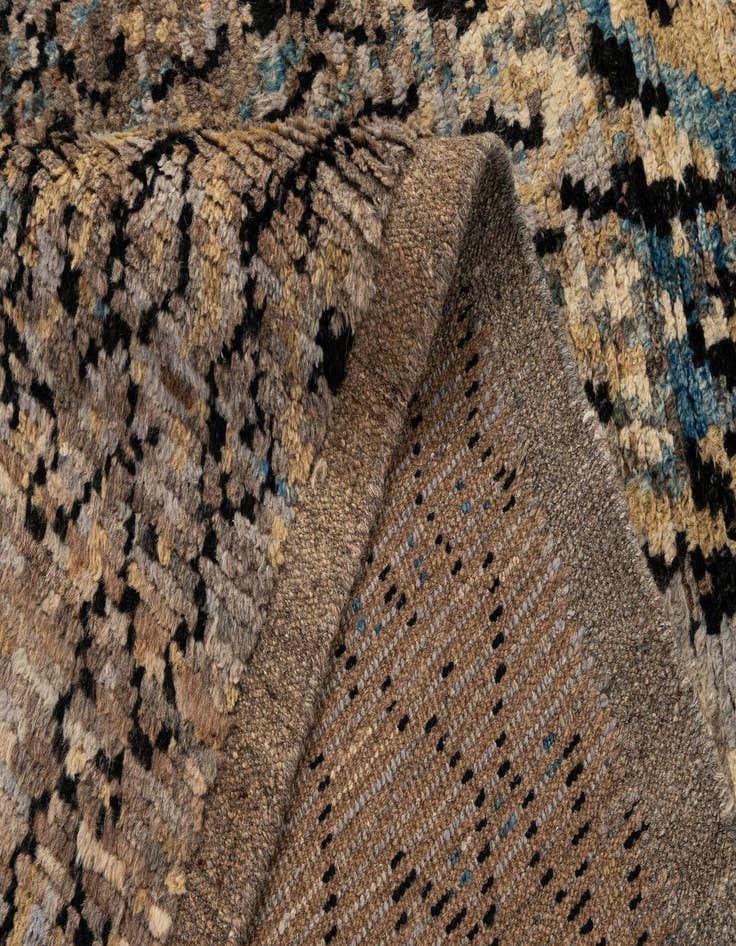 Detail image of 5' 11 x 7' 11  Hand Knotted Moroccan Wool Rug