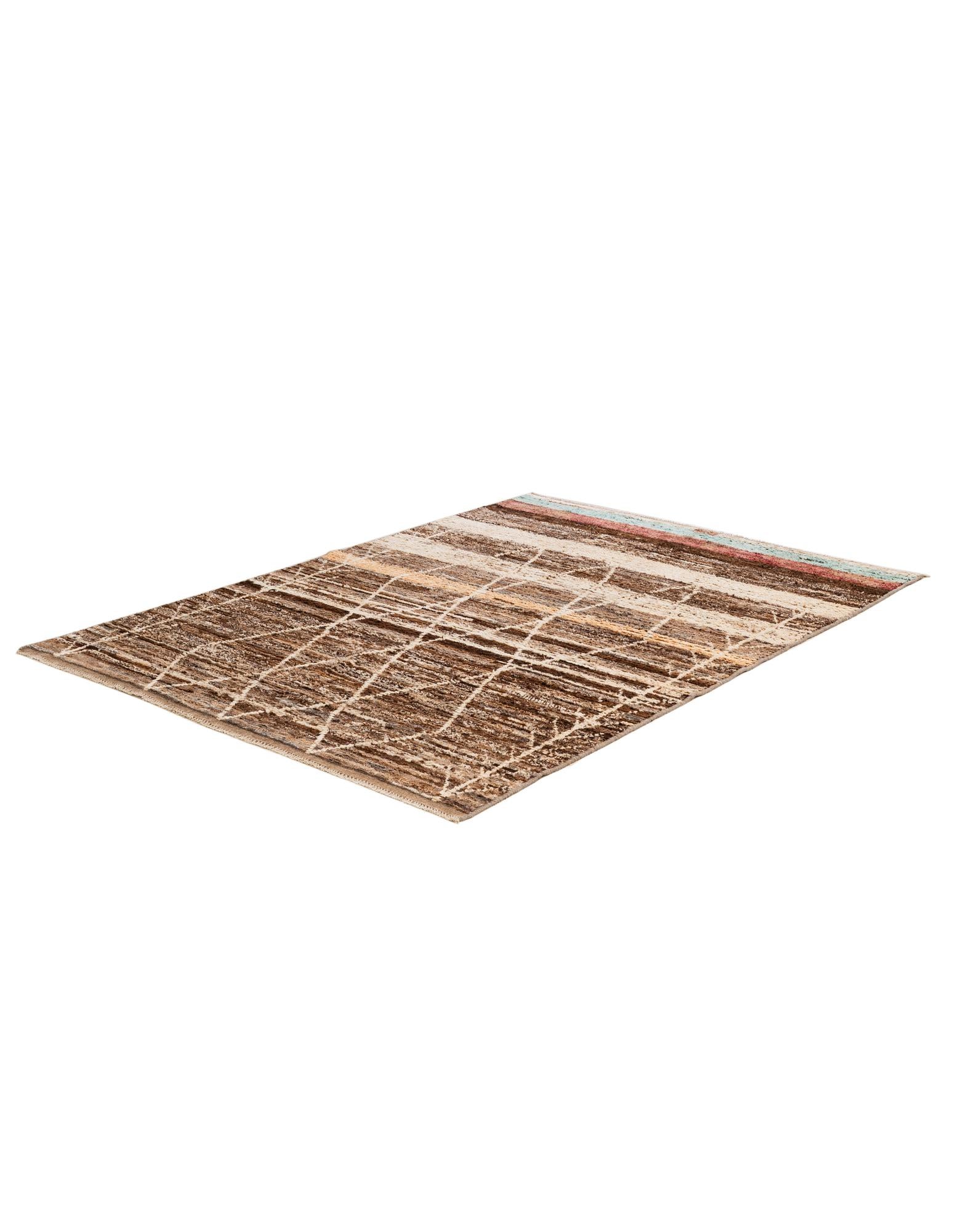 5' 8 x 7' 10 Hand Knotted Moroccan Wool Rug