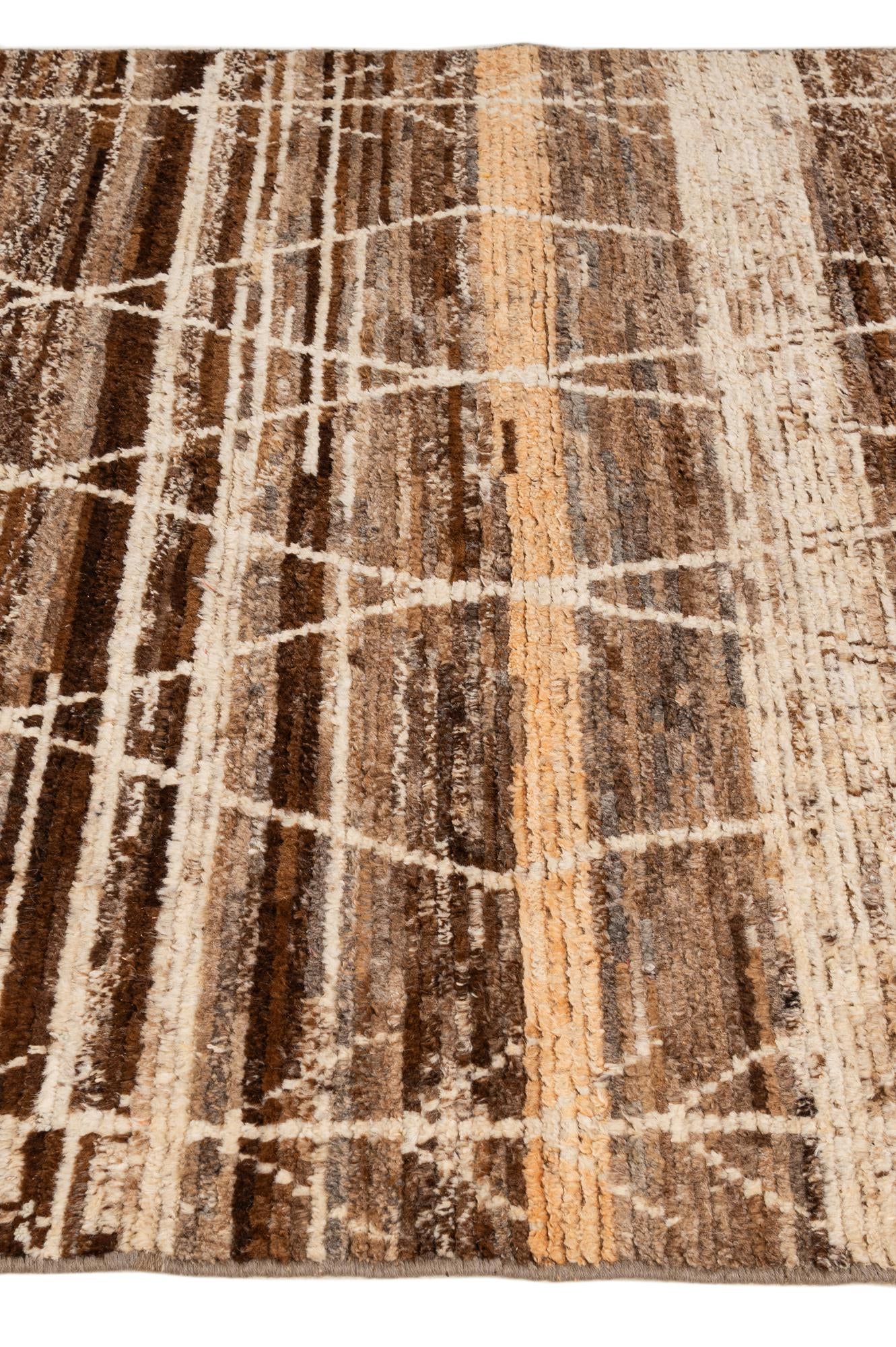 5' 8 x 7' 10 Hand Knotted Moroccan Wool Rug