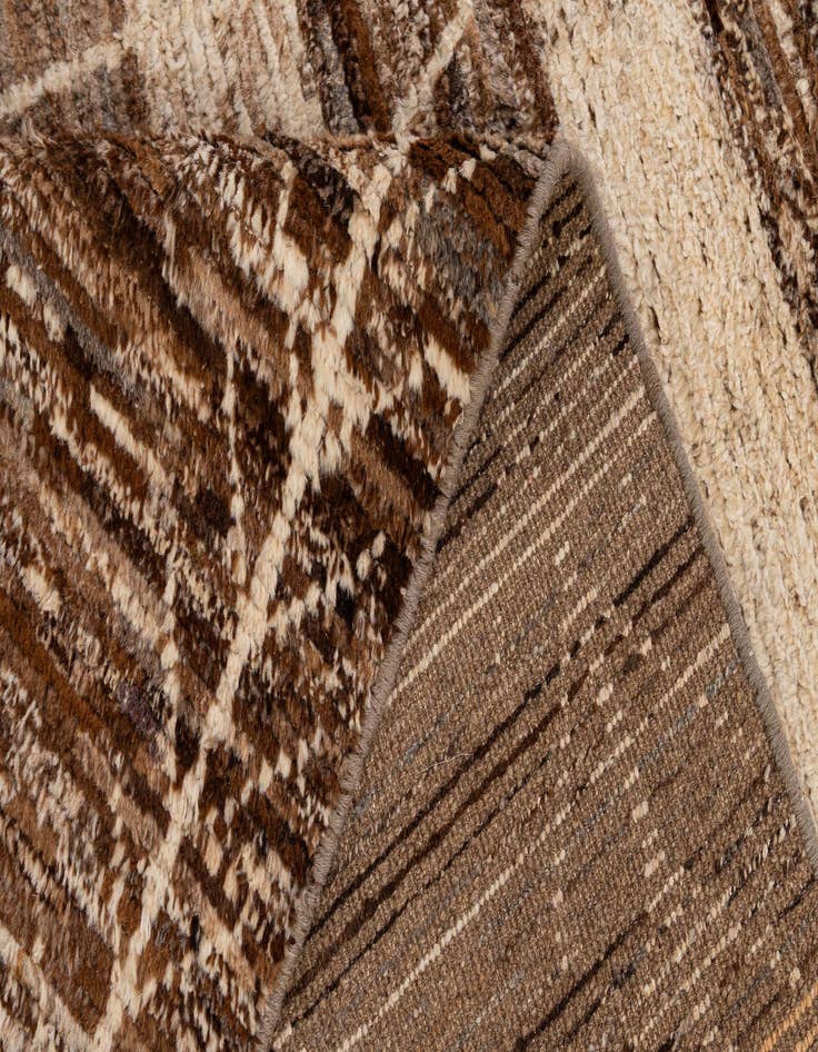 Detail image of 5' 8 x 7' 10  Hand Knotted Moroccan Wool Rug