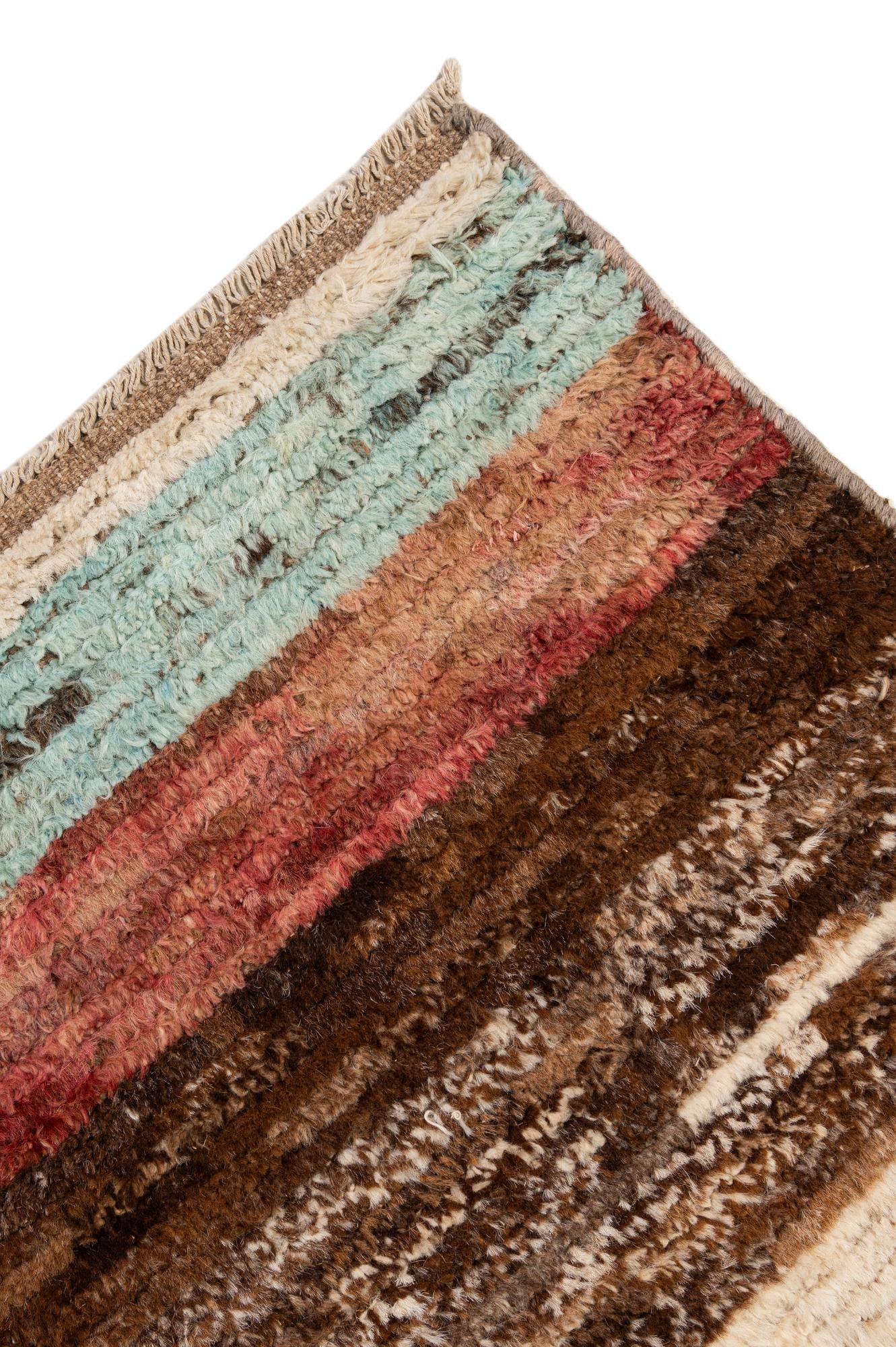 5' 8 x 7' 10 Hand Knotted Moroccan Wool Rug