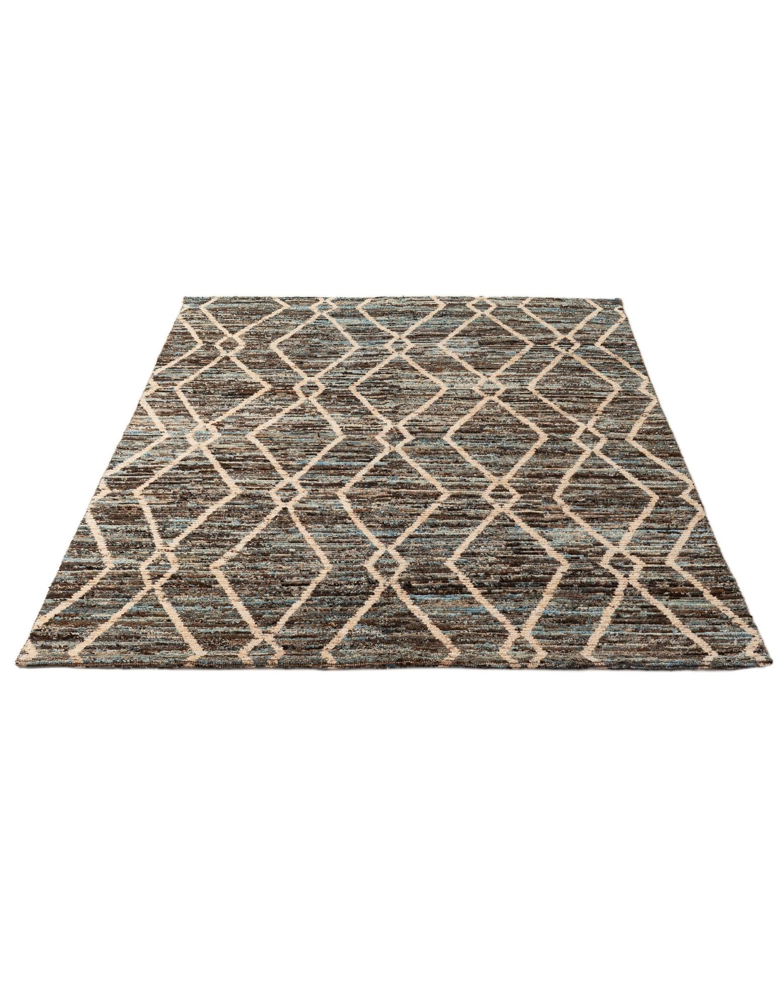 5' 8 x 7' 10 Hand Knotted Moroccan Wool Rug
