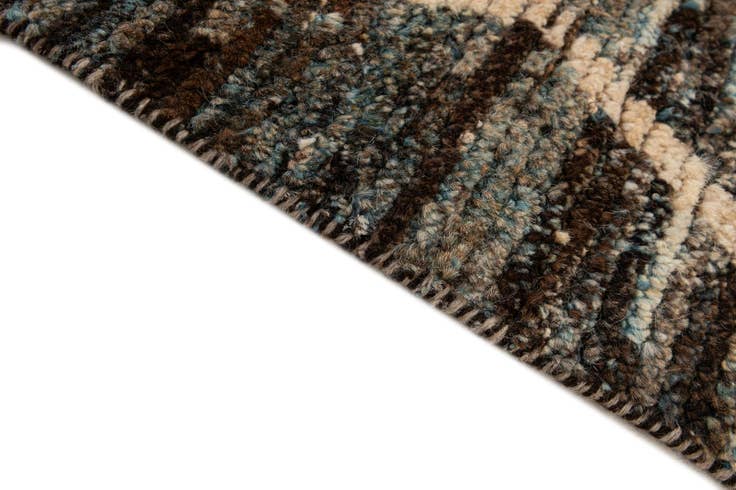 Detail image of 5' 8 x 7' 10 Hand Knotted Moroccan Wool Rug