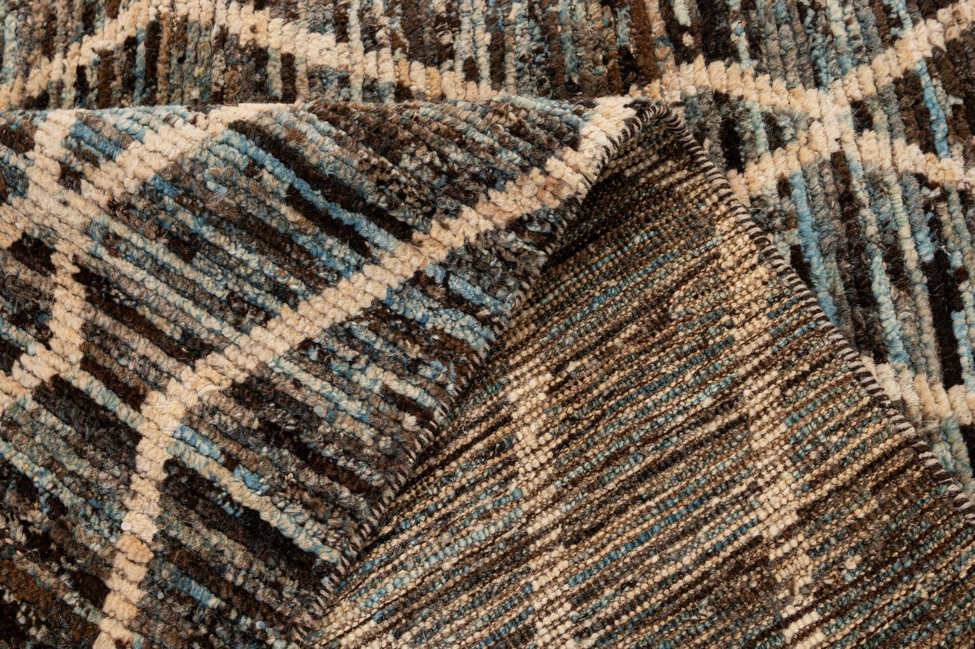 5' 8 x 7' 10 Hand Knotted Moroccan Wool Rug