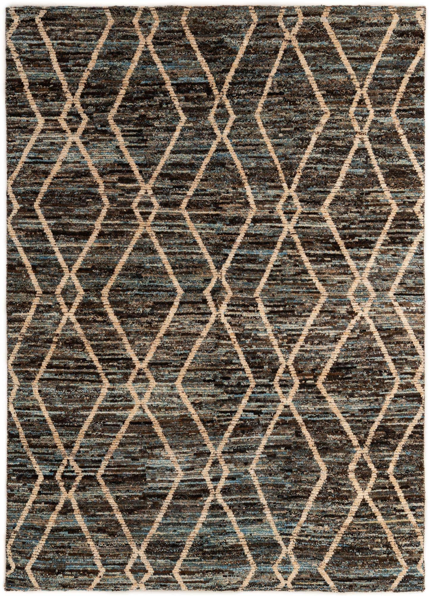 5' 8 x 7' 10 Hand Knotted Moroccan Wool Rug