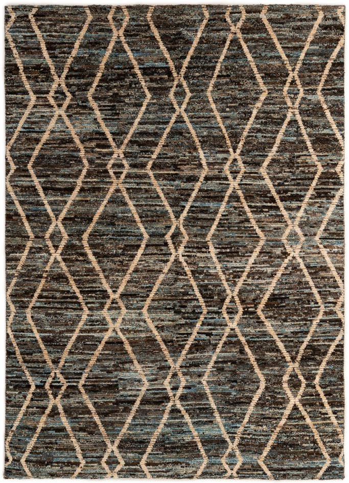 Detail image of 5' 8 x 7' 10 Hand Knotted Moroccan Wool Rug