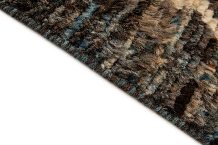 Detail image of 5' 9 x 7' 10 Hand Knotted Moroccan Wool Rug