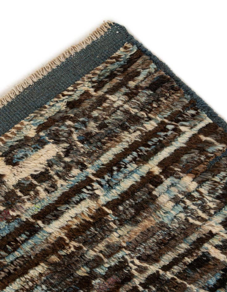 Detail image of 6' x 9' 3  Hand Knotted Moroccan Wool Rug