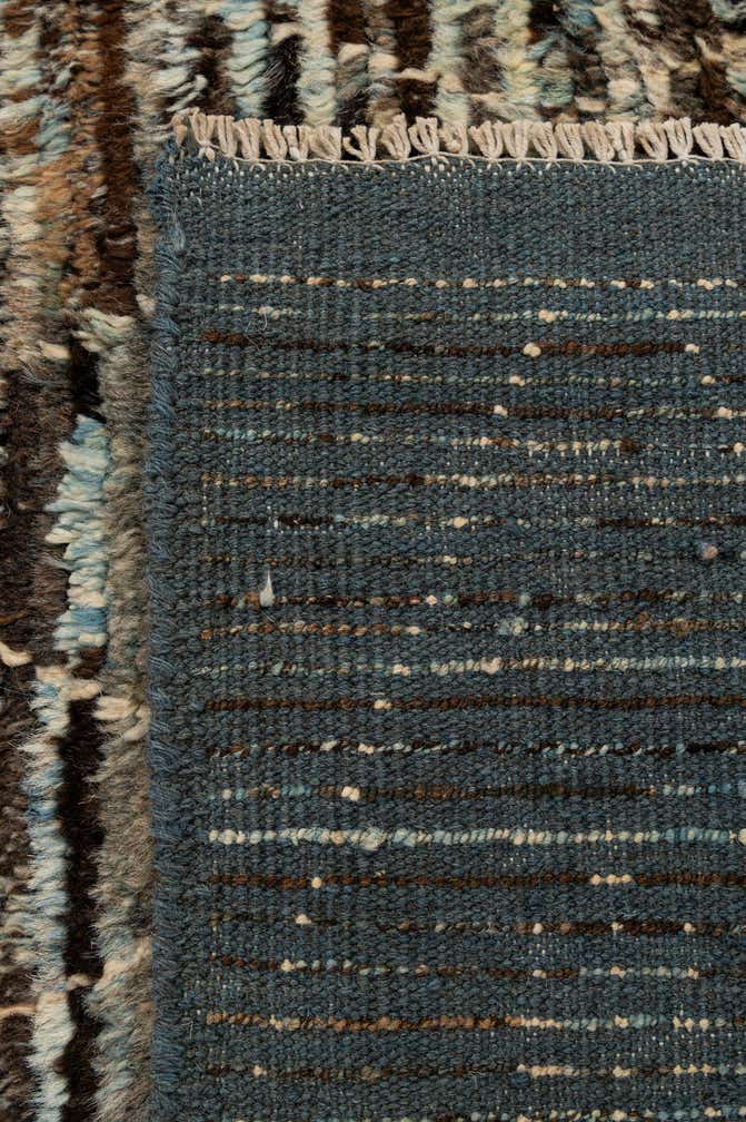 6' x 9' 3 Hand Knotted Moroccan Wool Rug