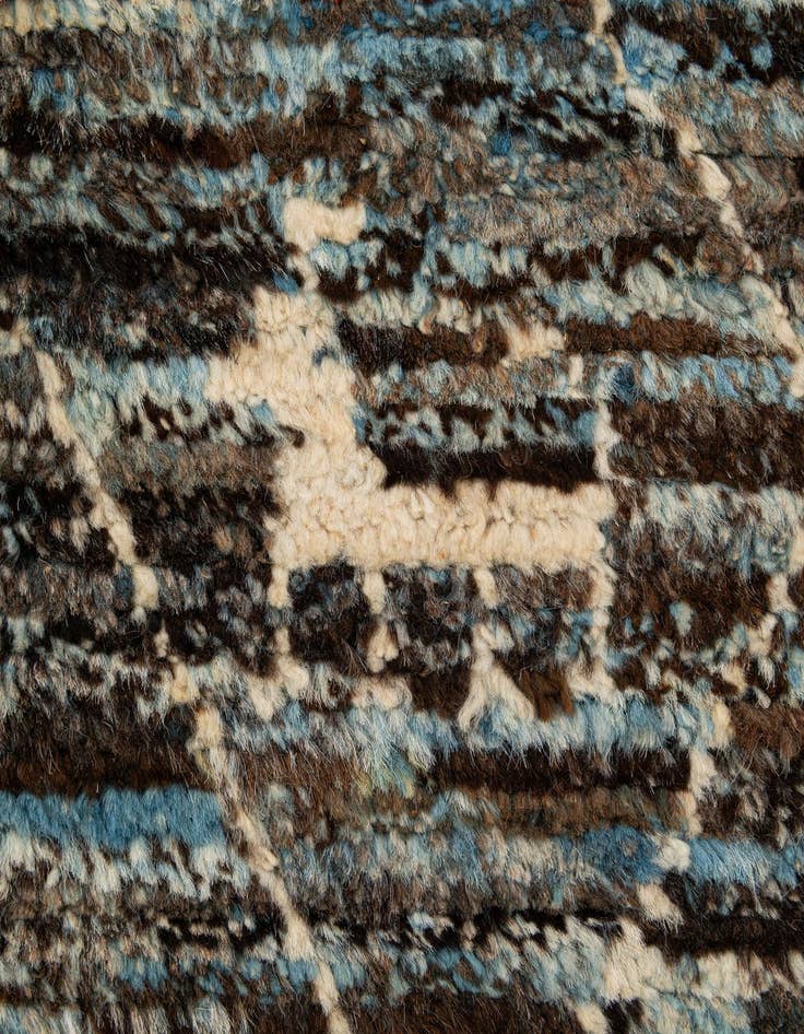 Detail image of 6' x 9' 3  Hand Knotted Moroccan Wool Rug