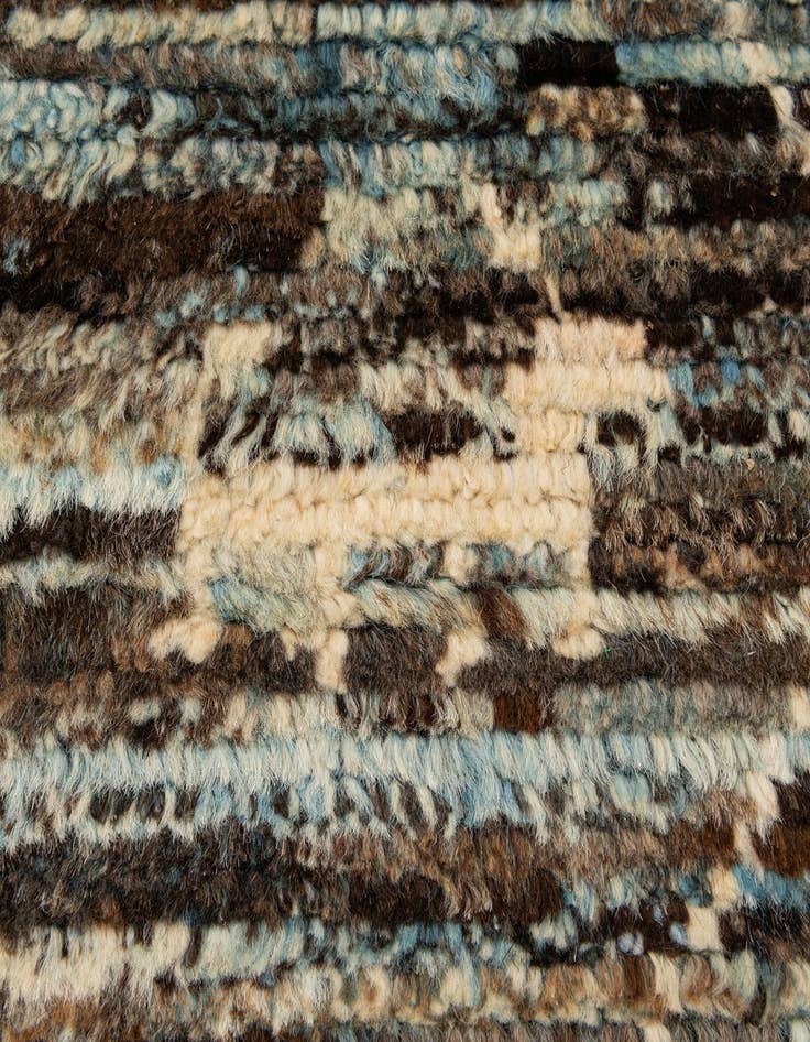 Detail image of 6' x 9' 3  Hand Knotted Moroccan Wool Rug