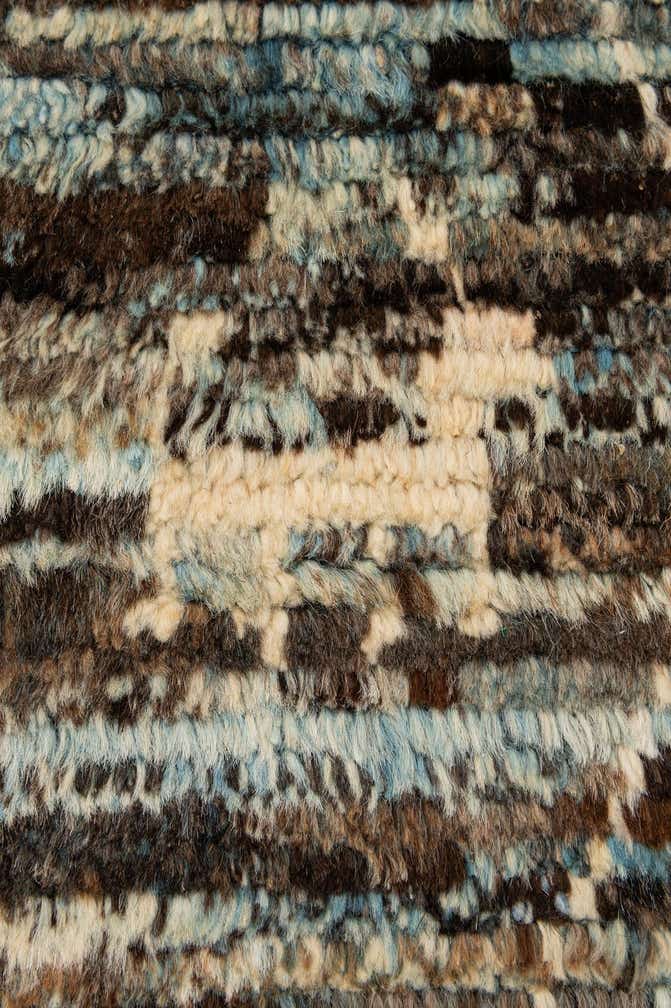6' x 9' 3 Hand Knotted Moroccan Wool Rug