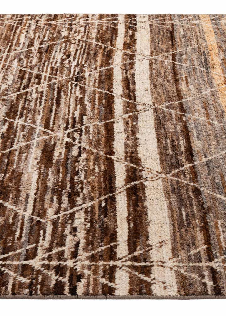 6' 6 x 9' 6 Hand Knotted Moroccan Wool Rug