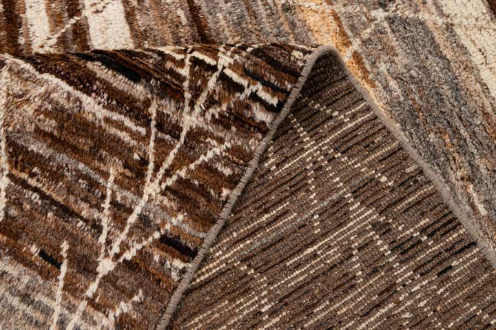 6' 6 x 9' 6 Hand Knotted Moroccan Wool Rug