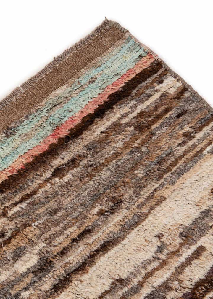 6' 6 x 9' 6 Hand Knotted Moroccan Wool Rug