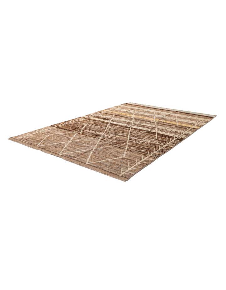 6' 5 x 9' 10 Hand Knotted Moroccan Wool Rug