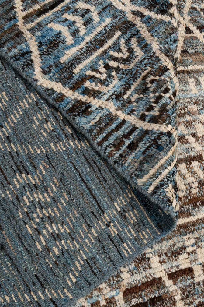 6' 4 x 9' 6 Hand Knotted Moroccan Wool Rug