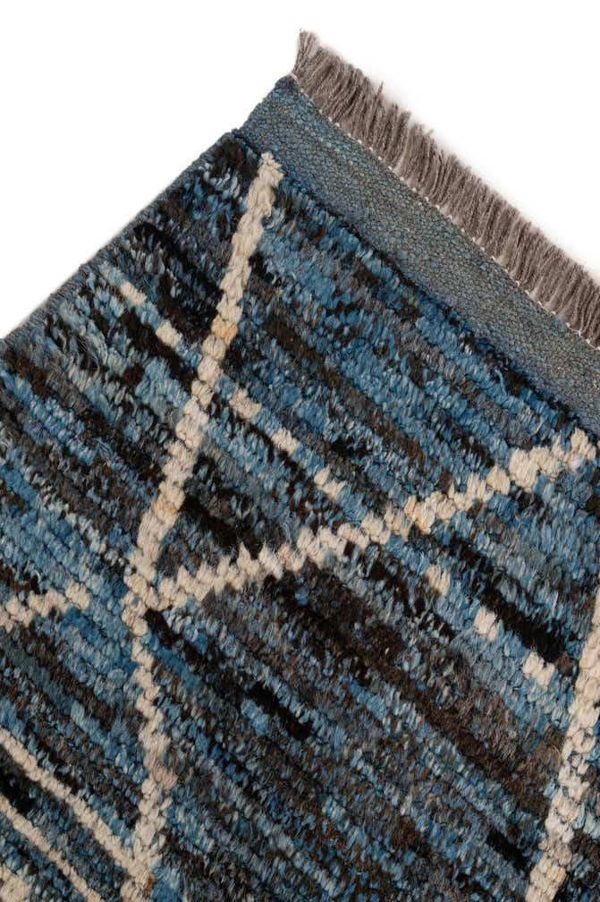 6' 4 x 9' 6 Hand Knotted Moroccan Wool Rug