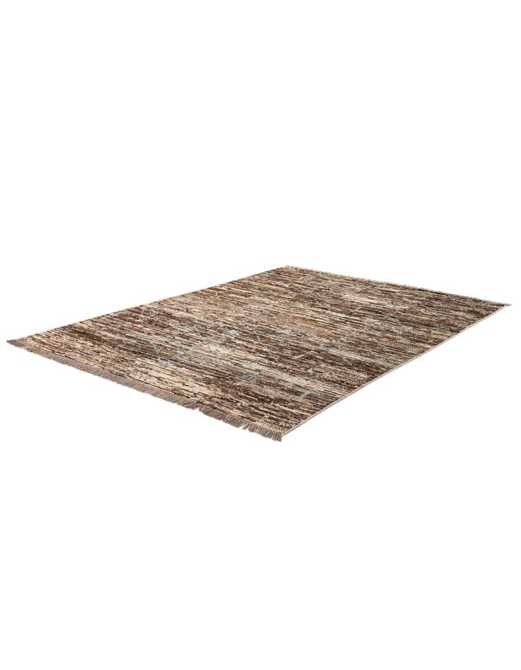 Detail image of 6' 9 x 8' 11 Hand Knotted Moroccan Wool Rug