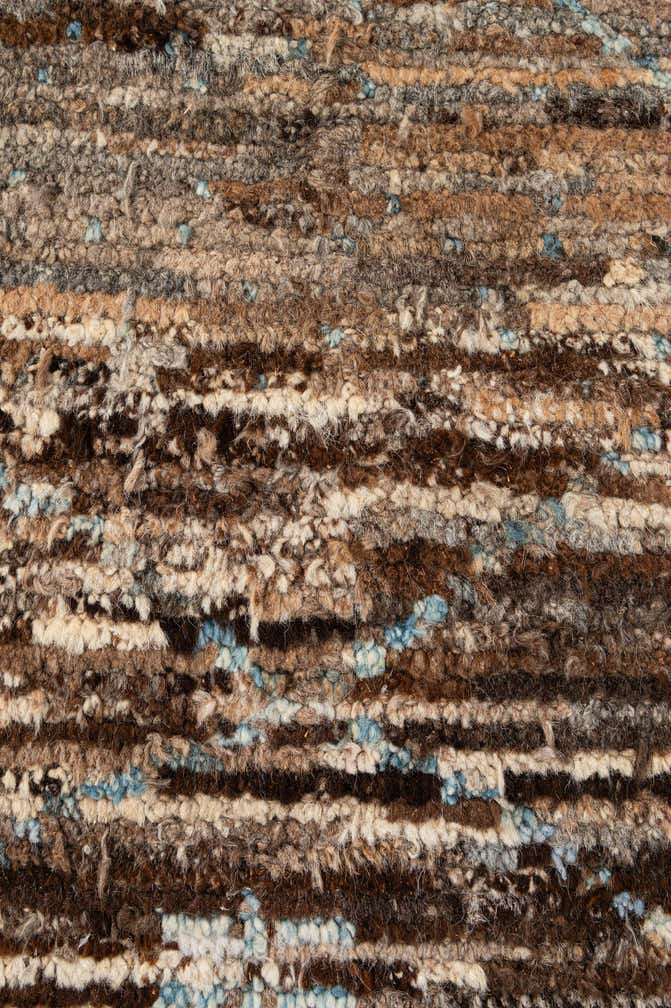 6' 9 x 8' 11 Hand Knotted Moroccan Wool Rug