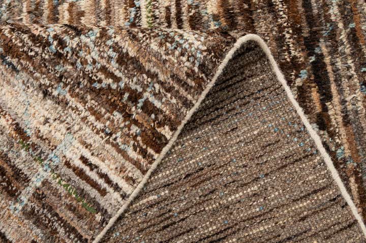6' 9 x 8' 11 Hand Knotted Moroccan Wool Rug