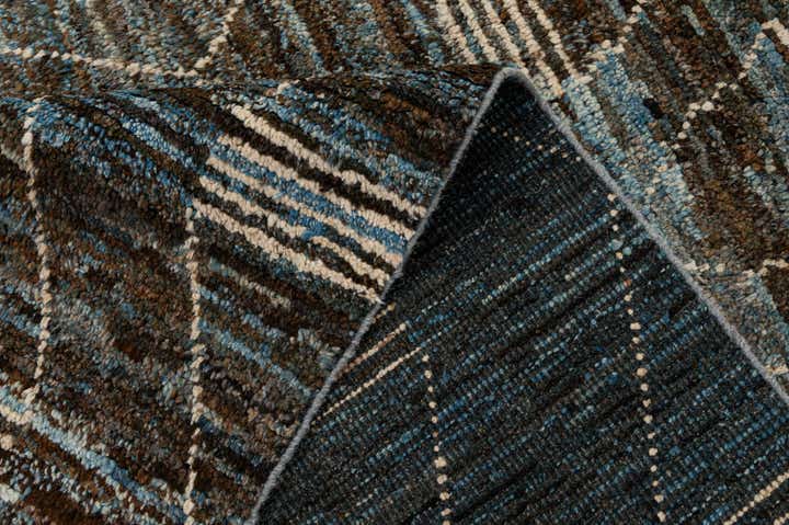 6' 7 x 9' 4 Hand Knotted Moroccan Wool Rug