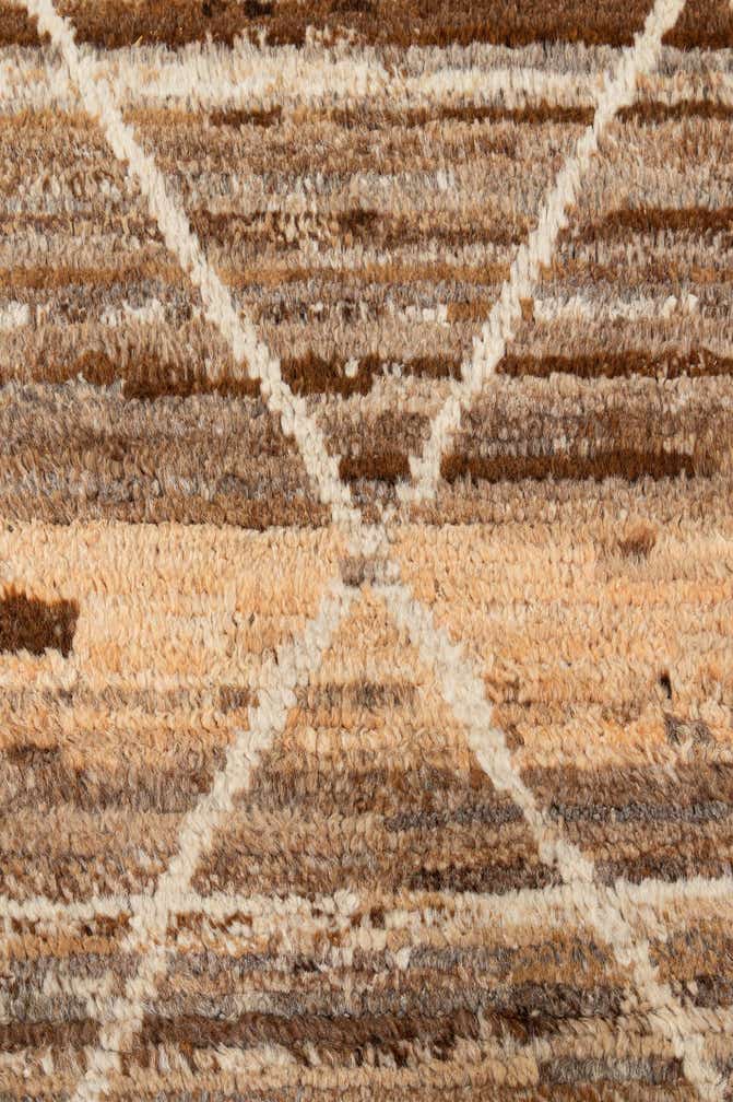 6' 7 x 9' 4 Hand Knotted Moroccan Wool Rug