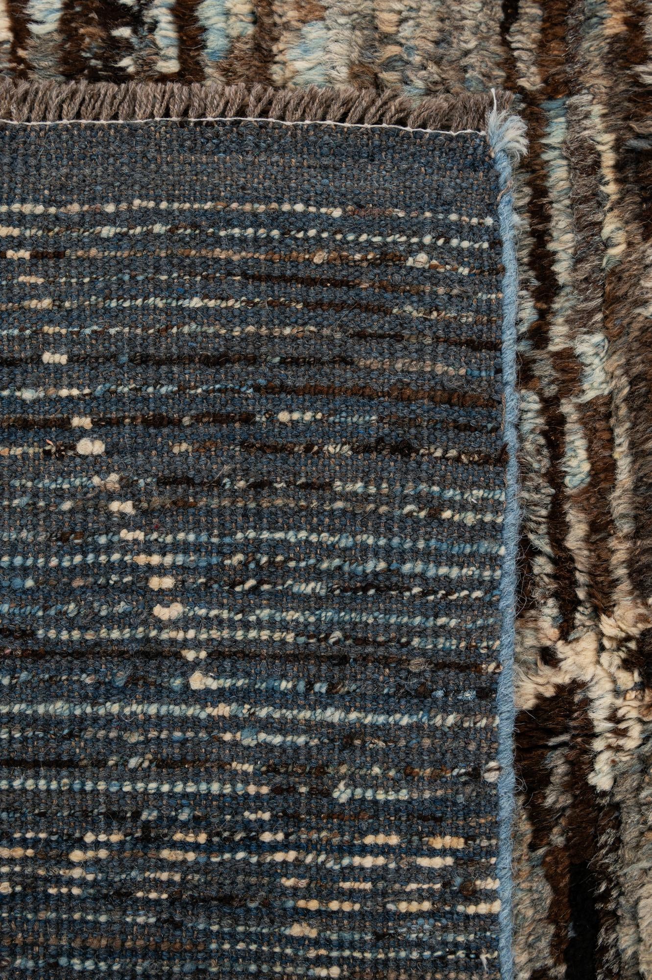 6' 8 x 9' 11 Hand Knotted Moroccan Wool Rug
