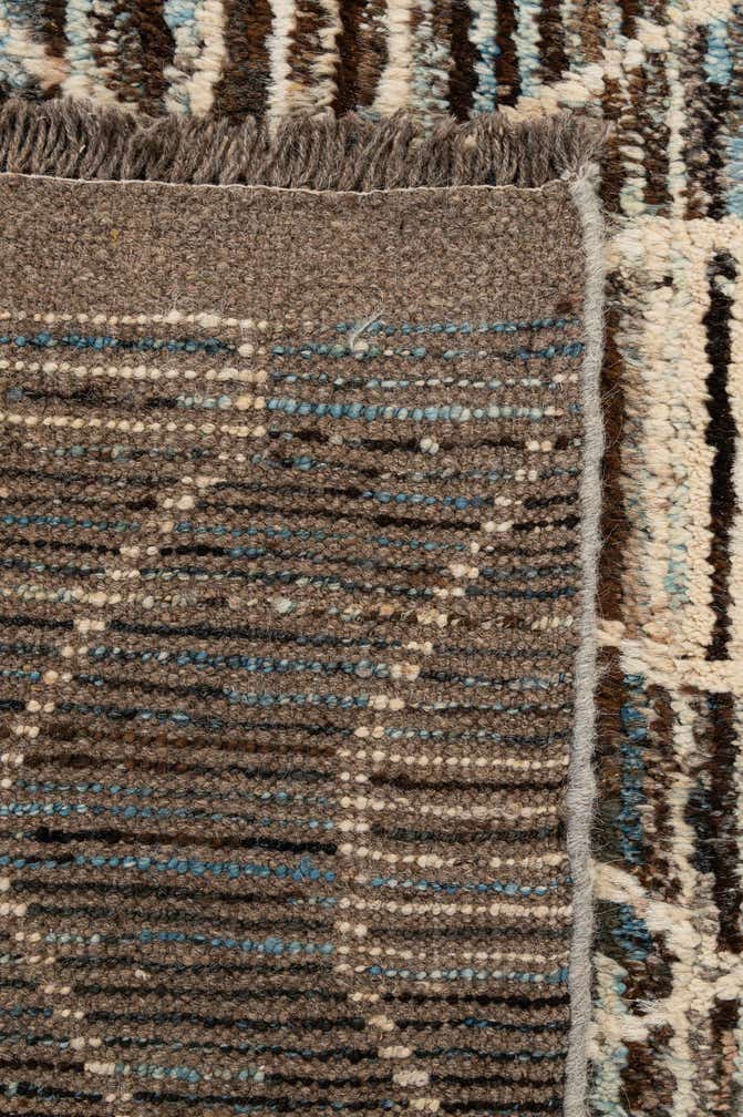 6' 9 x 9' 11 Hand Knotted Moroccan Wool Rug