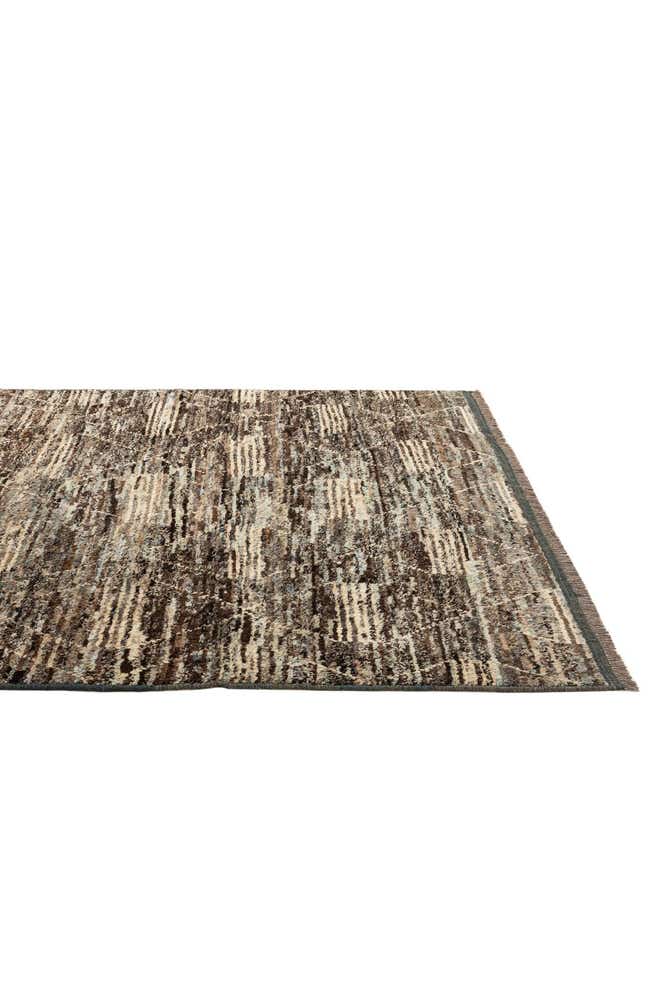 6' 6 x 9' 6 Hand Knotted Moroccan Wool Rug