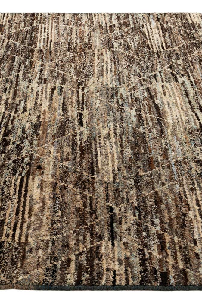 6' 6 x 9' 6 Hand Knotted Moroccan Wool Rug