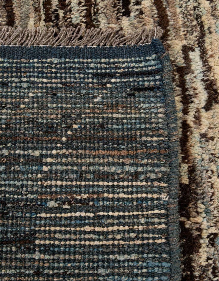 Detail image of 6' 6 x 9' 6  Hand Knotted Moroccan Wool Rug