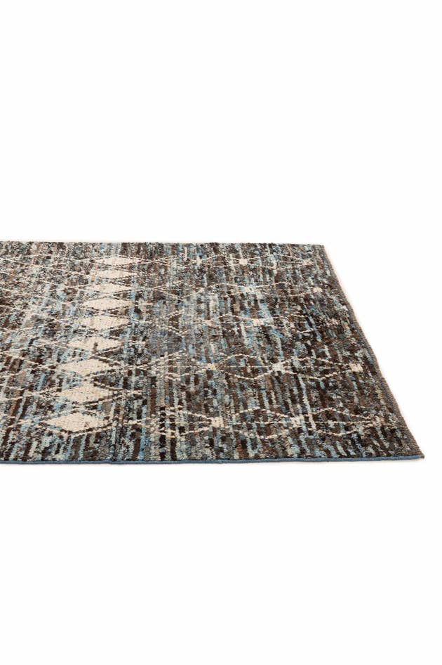 Detail image of 6' 8 x 9' 5 Hand Knotted Moroccan Wool Rug
