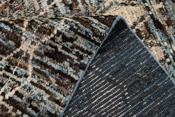 6' 8 x 9' 5 Hand Knotted Moroccan Wool Rug