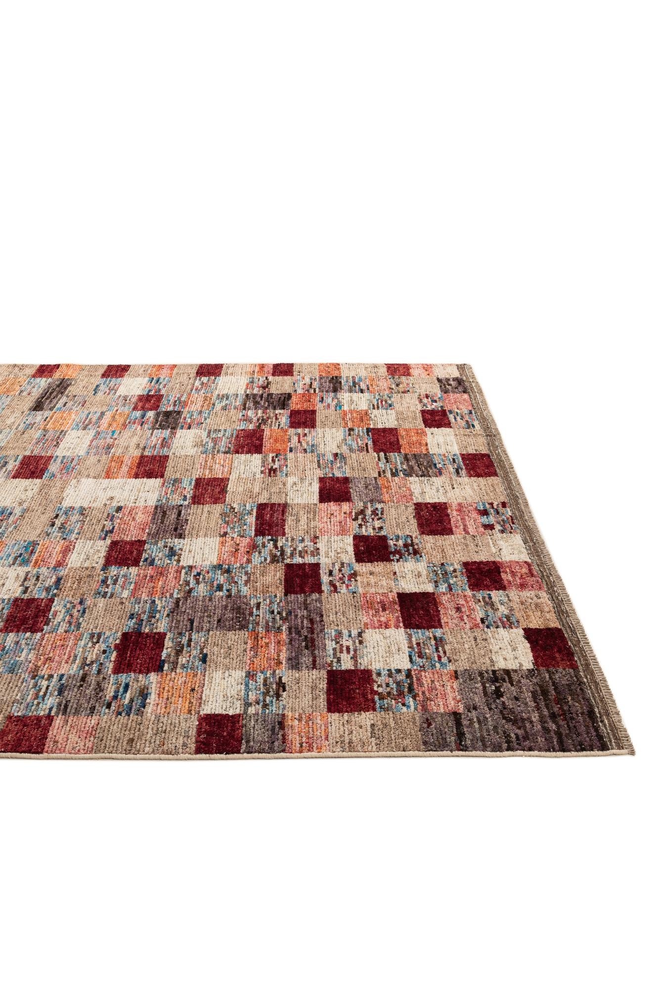 8' 2 x 9' 11 Hand Knotted Moroccan Wool Rug