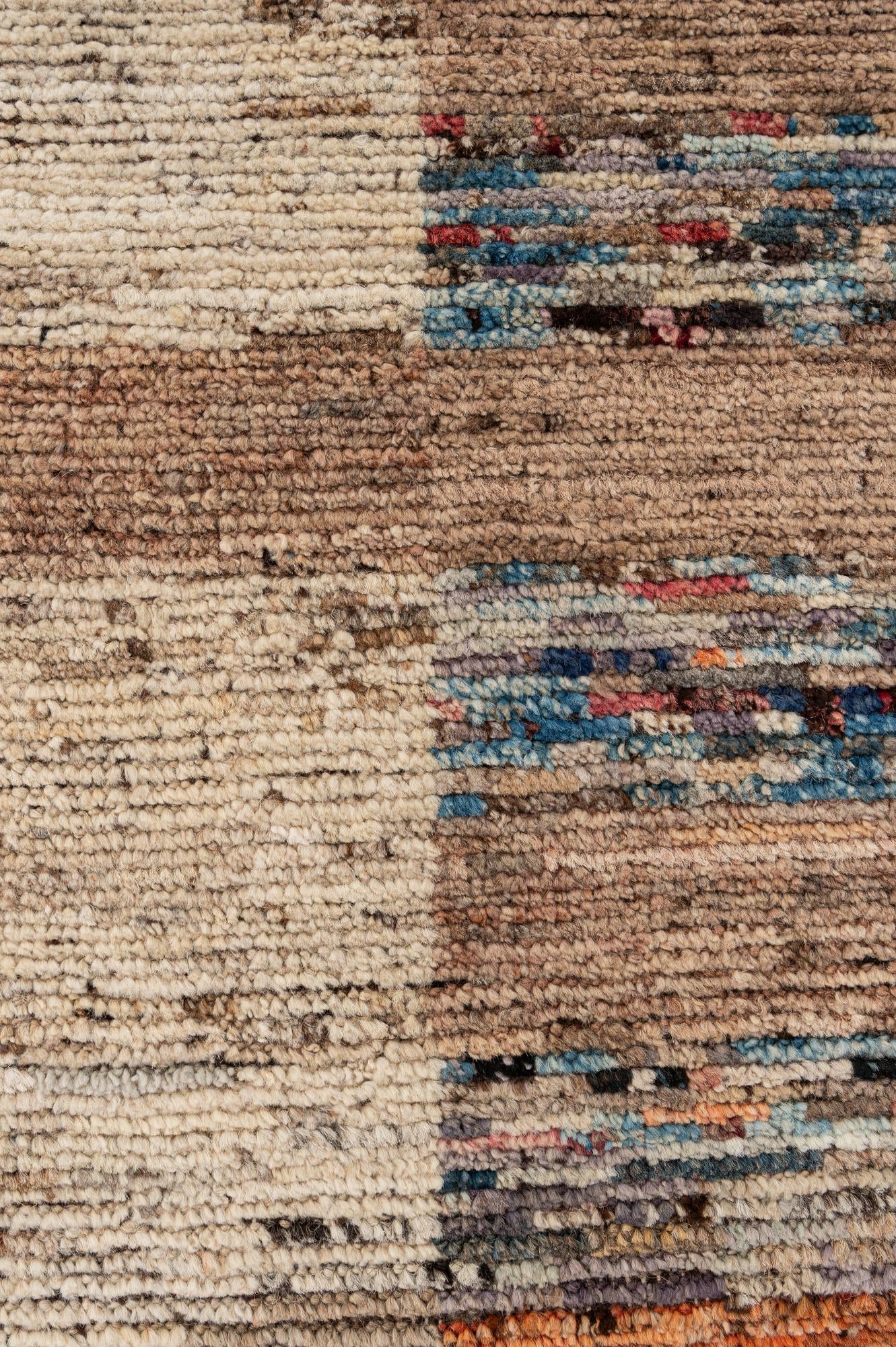 8' 2 x 9' 11 Hand Knotted Moroccan Wool Rug