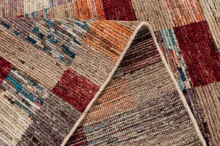 8' 2 x 9' 11 Hand Knotted Moroccan Wool Rug