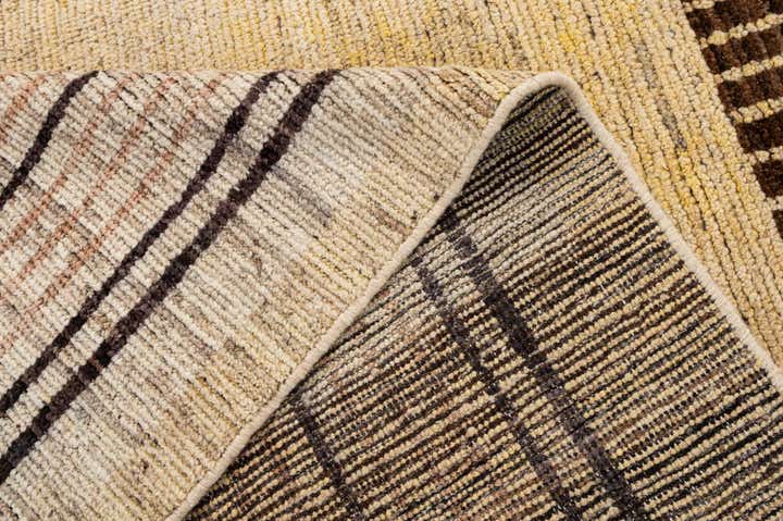 8' 1 x 9' 7 Hand Knotted Moroccan Wool Rug