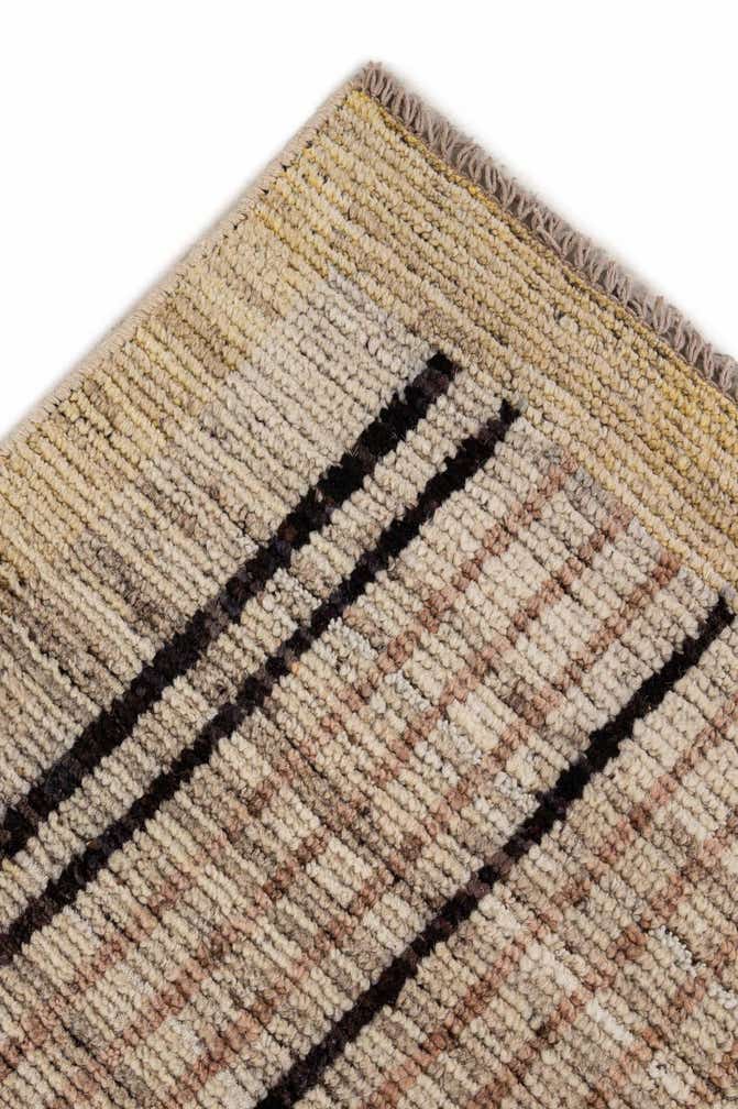 8' 1 x 9' 7 Hand Knotted Moroccan Wool Rug