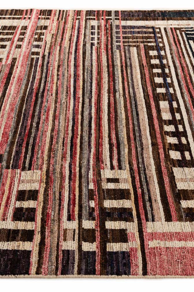 8' 1 x 9' 11 Hand Knotted Moroccan Wool Rug