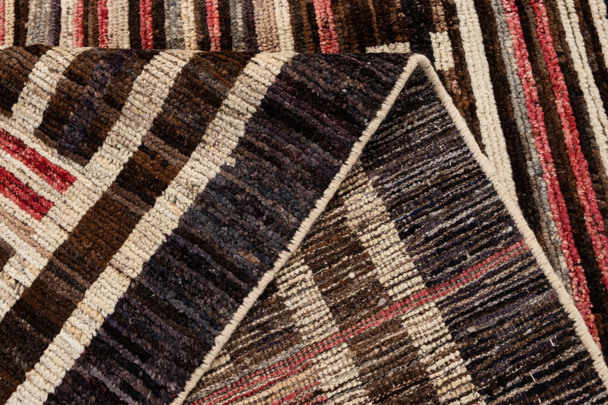 8' 1 x 9' 11 Hand Knotted Moroccan Wool Rug