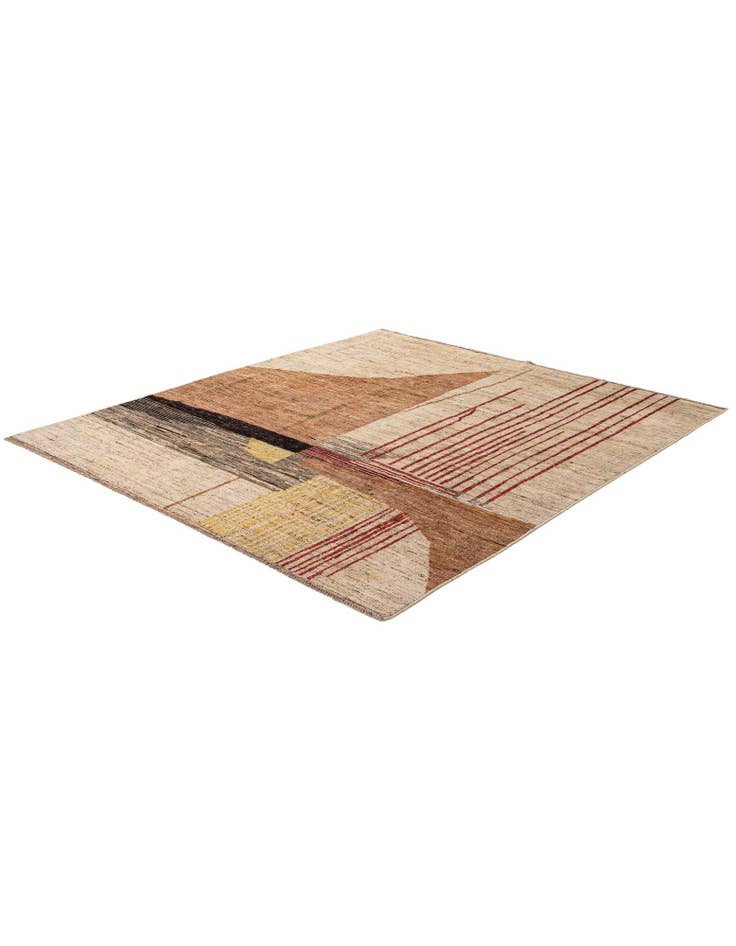 Detail image of 8' 5 x 9' 6 Hand Knotted Moroccan Wool Rug