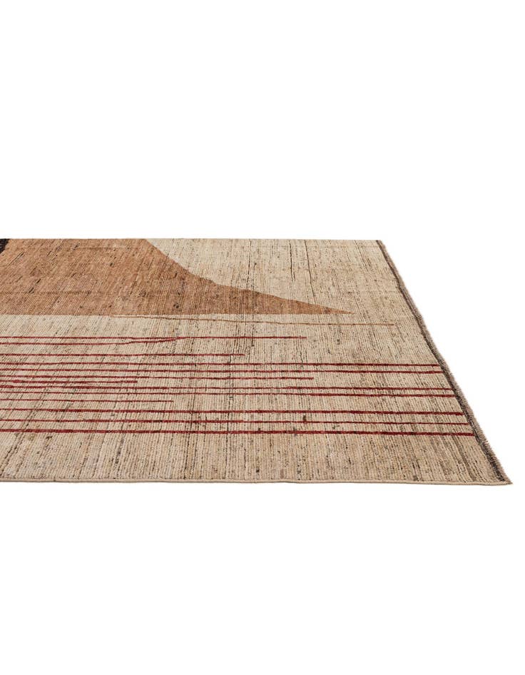 Detail image of 8' 5 x 9' 6 Hand Knotted Moroccan Wool Rug